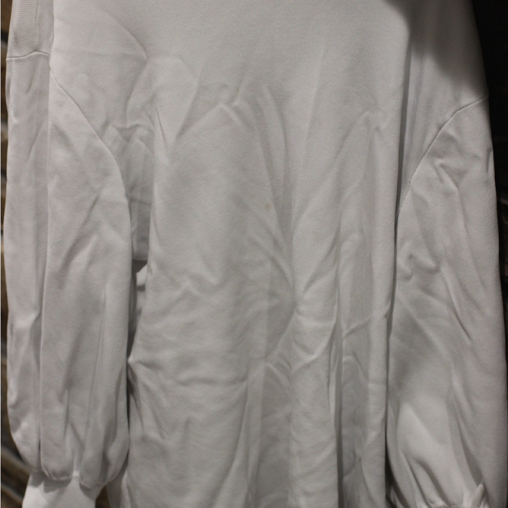 White Long Sleeve Sweater Top Size 4x
